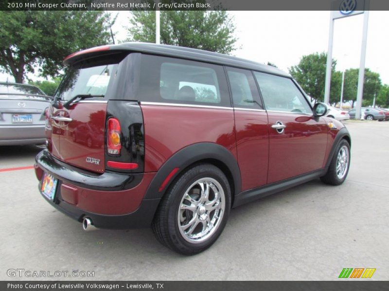 Nightfire Red Metallic / Grey/Carbon Black 2010 Mini Cooper Clubman