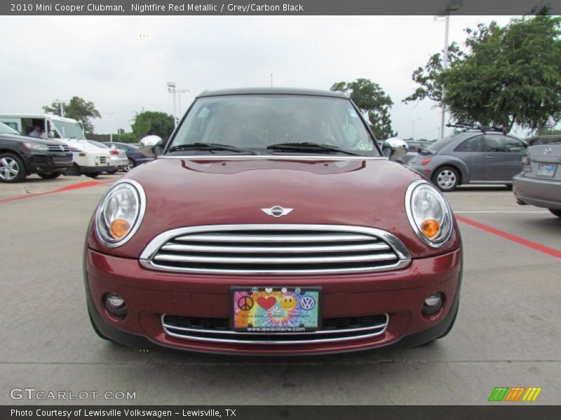 Nightfire Red Metallic / Grey/Carbon Black 2010 Mini Cooper Clubman