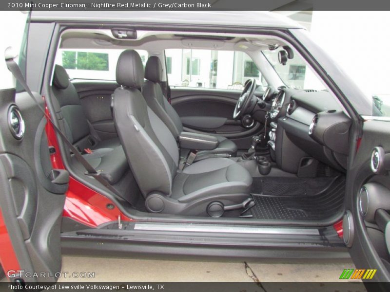 Nightfire Red Metallic / Grey/Carbon Black 2010 Mini Cooper Clubman
