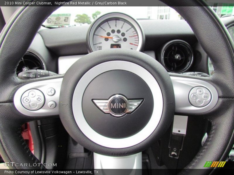 Nightfire Red Metallic / Grey/Carbon Black 2010 Mini Cooper Clubman