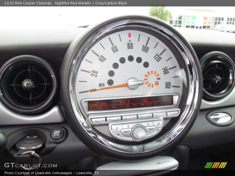 Nightfire Red Metallic / Grey/Carbon Black 2010 Mini Cooper Clubman