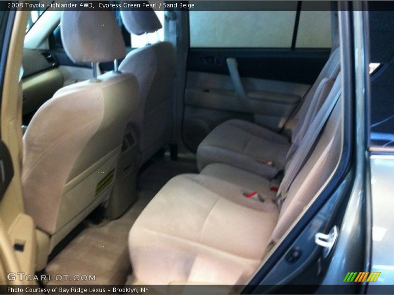 Cypress Green Pearl / Sand Beige 2008 Toyota Highlander 4WD