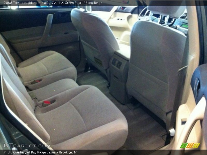 Cypress Green Pearl / Sand Beige 2008 Toyota Highlander 4WD