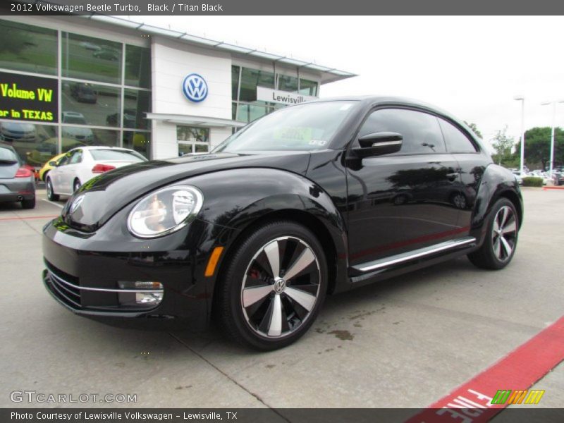 Black / Titan Black 2012 Volkswagen Beetle Turbo