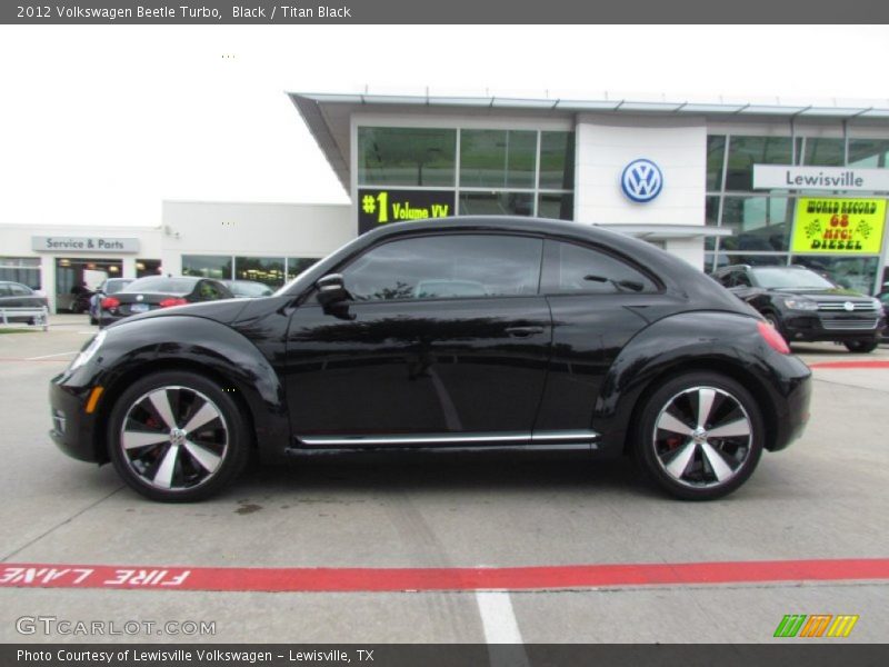 Black / Titan Black 2012 Volkswagen Beetle Turbo