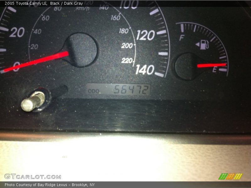 Black / Dark Gray 2005 Toyota Camry LE