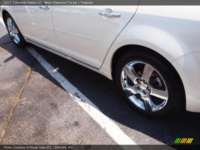 White Diamond Tricoat / Titanium 2012 Chevrolet Malibu LT