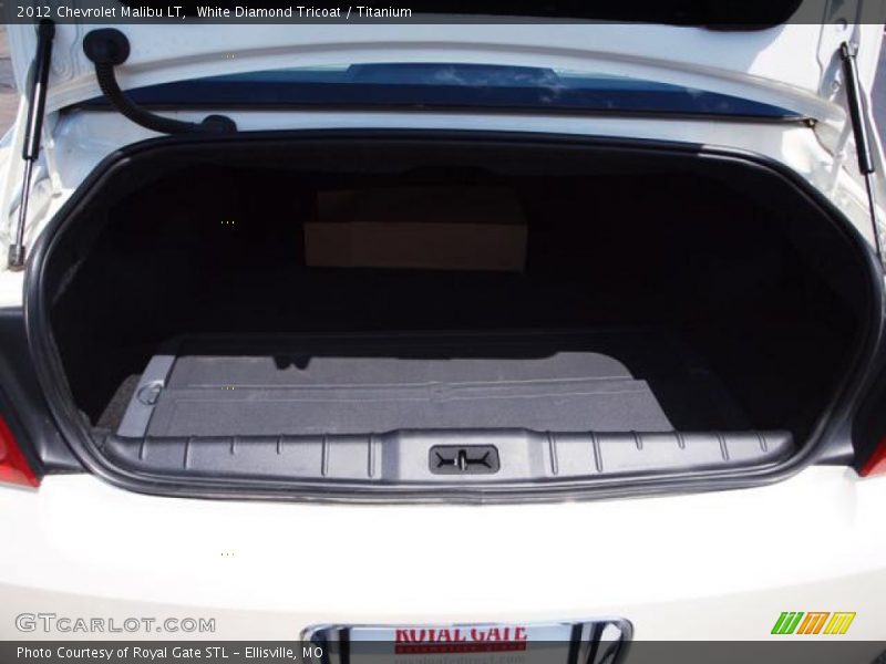 White Diamond Tricoat / Titanium 2012 Chevrolet Malibu LT