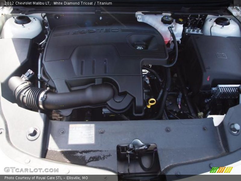 White Diamond Tricoat / Titanium 2012 Chevrolet Malibu LT