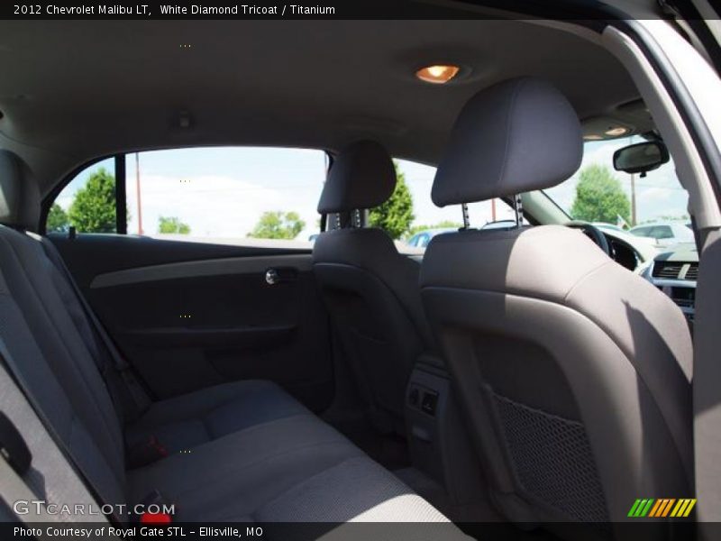 White Diamond Tricoat / Titanium 2012 Chevrolet Malibu LT