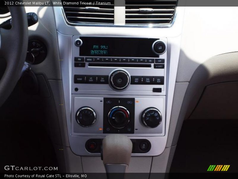 White Diamond Tricoat / Titanium 2012 Chevrolet Malibu LT