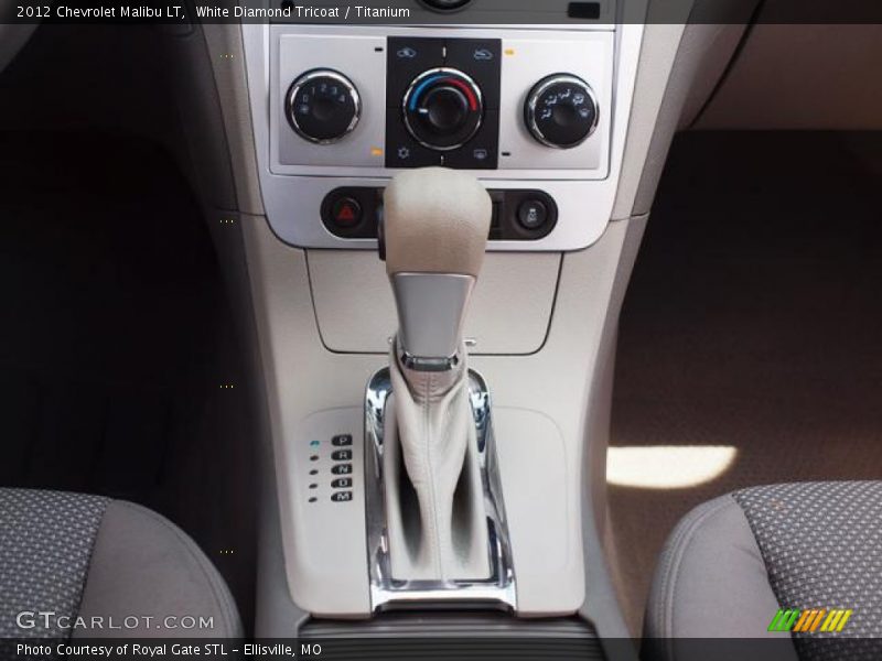 White Diamond Tricoat / Titanium 2012 Chevrolet Malibu LT