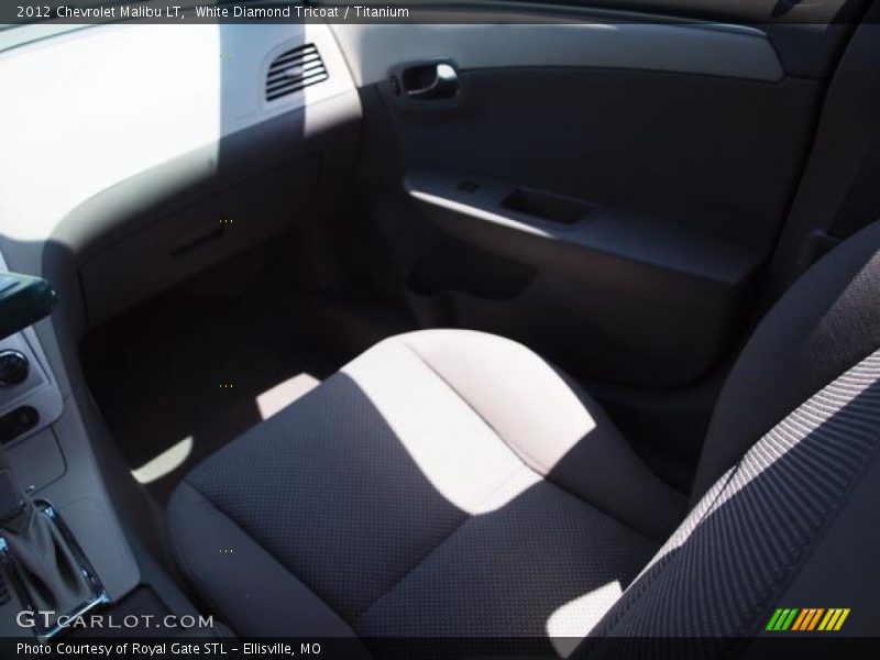 White Diamond Tricoat / Titanium 2012 Chevrolet Malibu LT