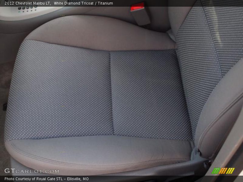 White Diamond Tricoat / Titanium 2012 Chevrolet Malibu LT