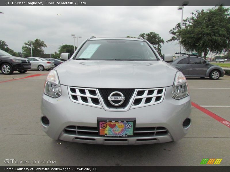 Silver Ice Metallic / Black 2011 Nissan Rogue SV