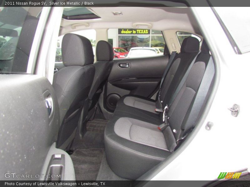 Silver Ice Metallic / Black 2011 Nissan Rogue SV