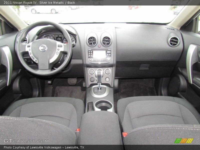 Silver Ice Metallic / Black 2011 Nissan Rogue SV