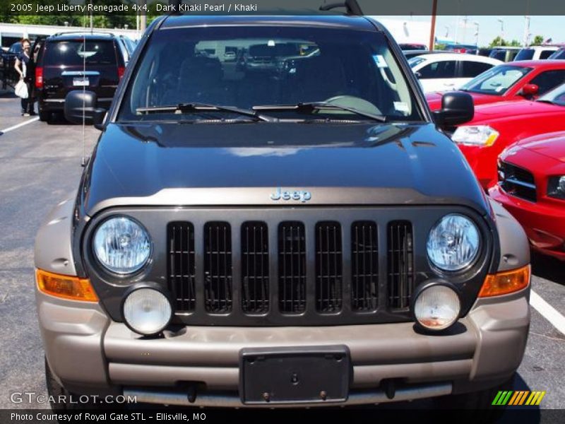Dark Khaki Pearl / Khaki 2005 Jeep Liberty Renegade 4x4