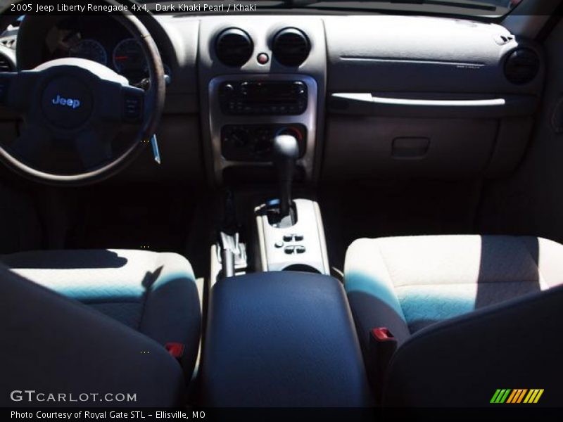 Dark Khaki Pearl / Khaki 2005 Jeep Liberty Renegade 4x4