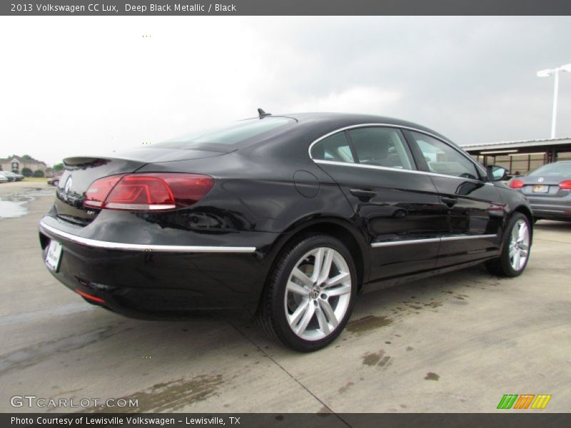Deep Black Metallic / Black 2013 Volkswagen CC Lux
