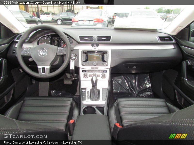 Deep Black Metallic / Black 2013 Volkswagen CC Lux