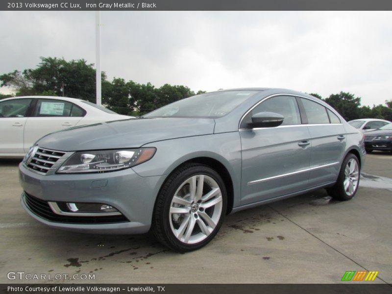 Iron Gray Metallic / Black 2013 Volkswagen CC Lux
