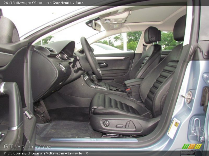 Iron Gray Metallic / Black 2013 Volkswagen CC Lux