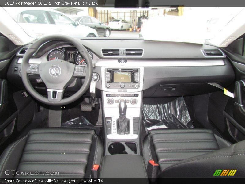 Iron Gray Metallic / Black 2013 Volkswagen CC Lux