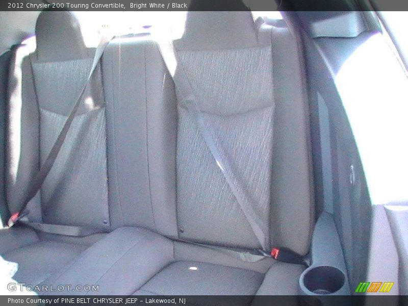 Bright White / Black 2012 Chrysler 200 Touring Convertible