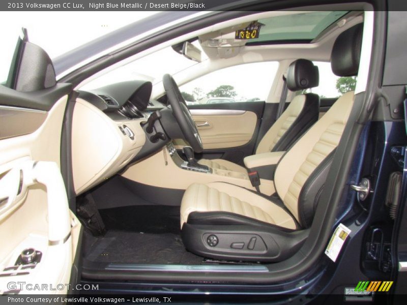 Night Blue Metallic / Desert Beige/Black 2013 Volkswagen CC Lux