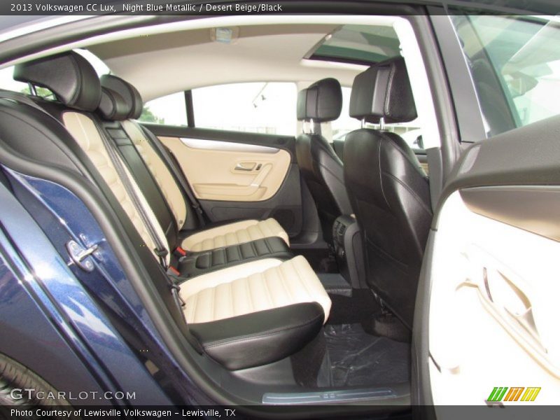 Night Blue Metallic / Desert Beige/Black 2013 Volkswagen CC Lux
