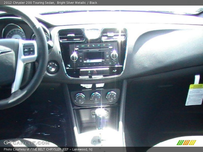 Bright Silver Metallic / Black 2012 Chrysler 200 Touring Sedan