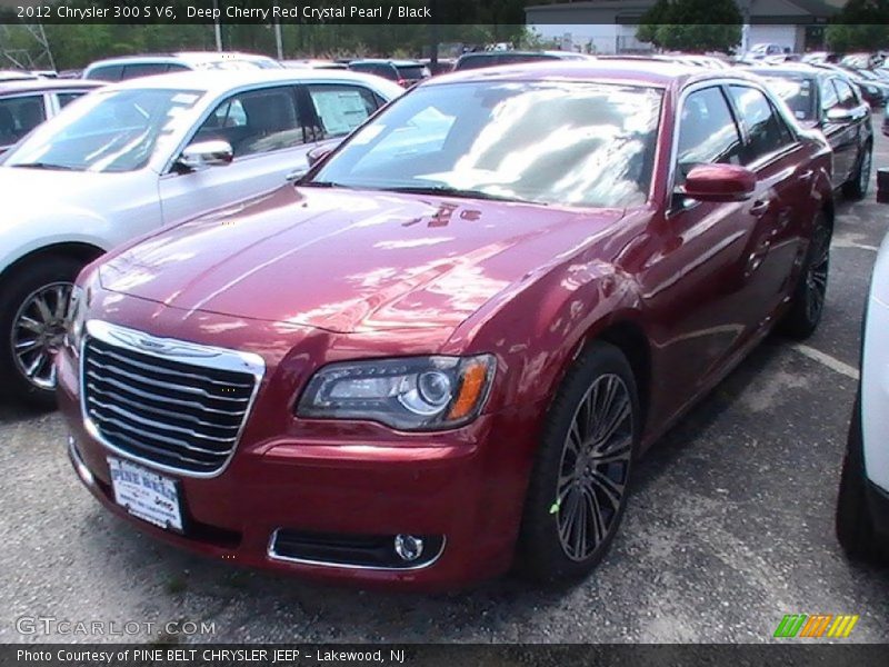Deep Cherry Red Crystal Pearl / Black 2012 Chrysler 300 S V6