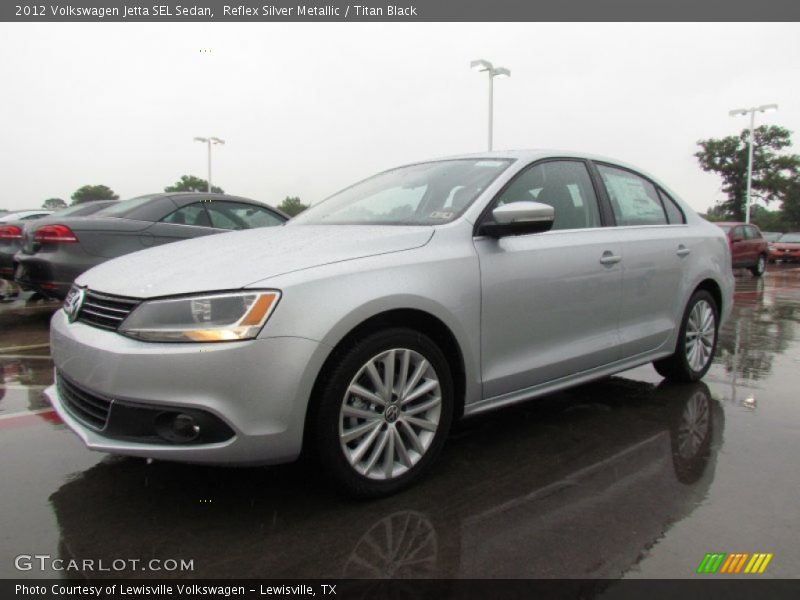 Reflex Silver Metallic / Titan Black 2012 Volkswagen Jetta SEL Sedan
