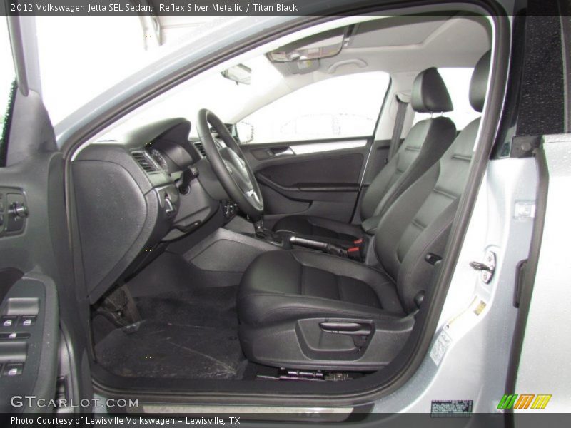 Reflex Silver Metallic / Titan Black 2012 Volkswagen Jetta SEL Sedan
