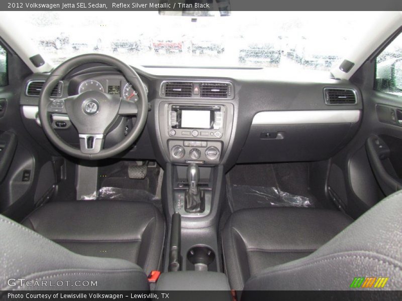 Reflex Silver Metallic / Titan Black 2012 Volkswagen Jetta SEL Sedan