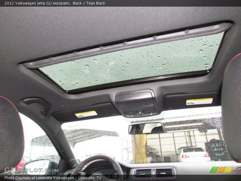 Sunroof of 2012 Jetta GLI Autobahn