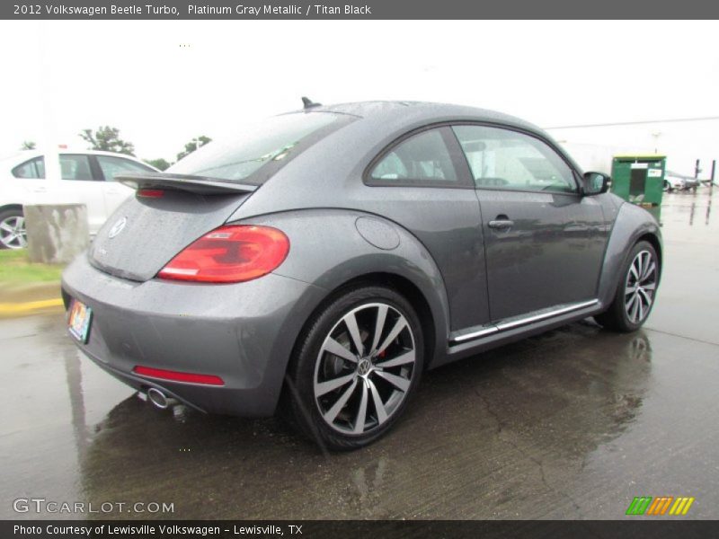 Platinum Gray Metallic / Titan Black 2012 Volkswagen Beetle Turbo