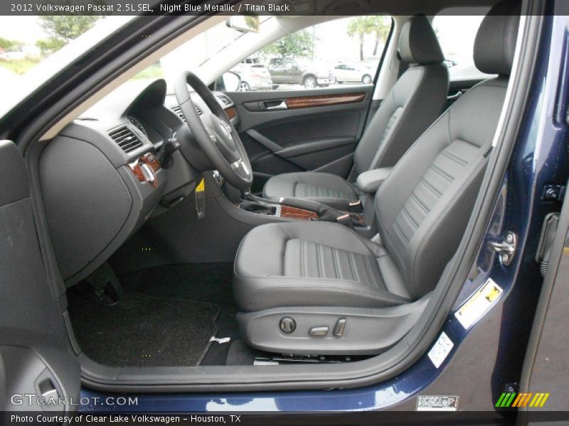 Night Blue Metallic / Titan Black 2012 Volkswagen Passat 2.5L SEL