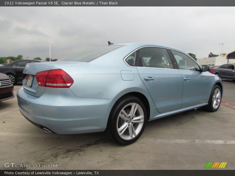 Glacier Blue Metallic / Titan Black 2012 Volkswagen Passat V6 SE
