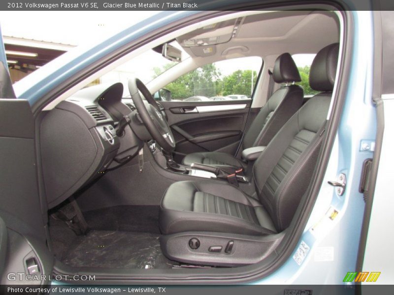 Glacier Blue Metallic / Titan Black 2012 Volkswagen Passat V6 SE