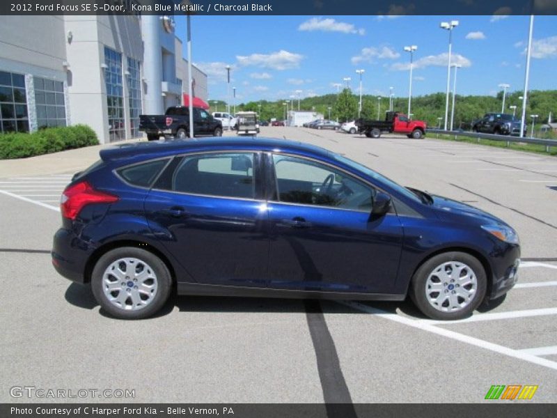 Kona Blue Metallic / Charcoal Black 2012 Ford Focus SE 5-Door