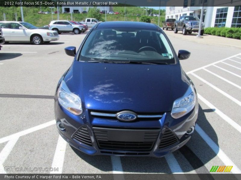 Kona Blue Metallic / Charcoal Black 2012 Ford Focus SE 5-Door