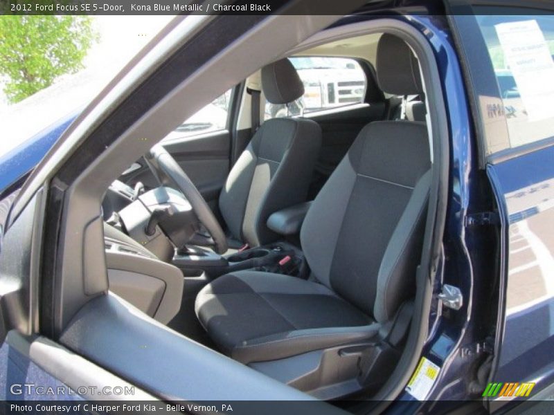 Kona Blue Metallic / Charcoal Black 2012 Ford Focus SE 5-Door