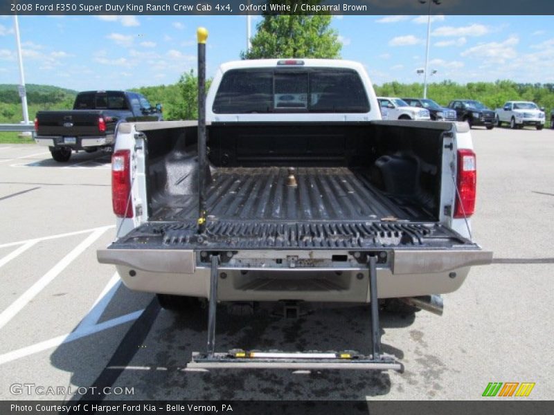 Oxford White / Chaparral Brown 2008 Ford F350 Super Duty King Ranch Crew Cab 4x4