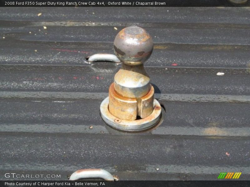 Oxford White / Chaparral Brown 2008 Ford F350 Super Duty King Ranch Crew Cab 4x4