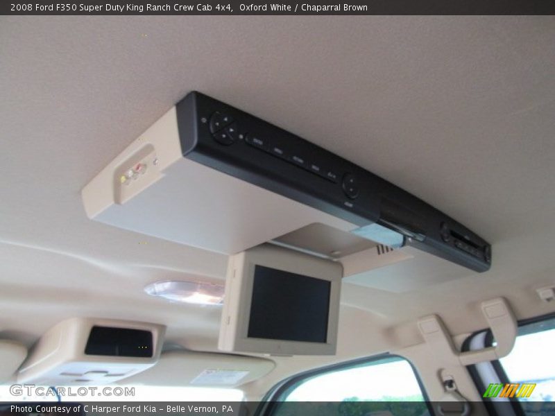 Oxford White / Chaparral Brown 2008 Ford F350 Super Duty King Ranch Crew Cab 4x4