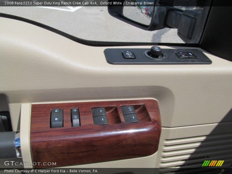 Oxford White / Chaparral Brown 2008 Ford F350 Super Duty King Ranch Crew Cab 4x4