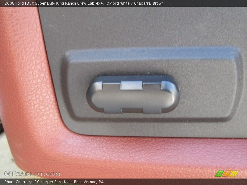 Oxford White / Chaparral Brown 2008 Ford F350 Super Duty King Ranch Crew Cab 4x4