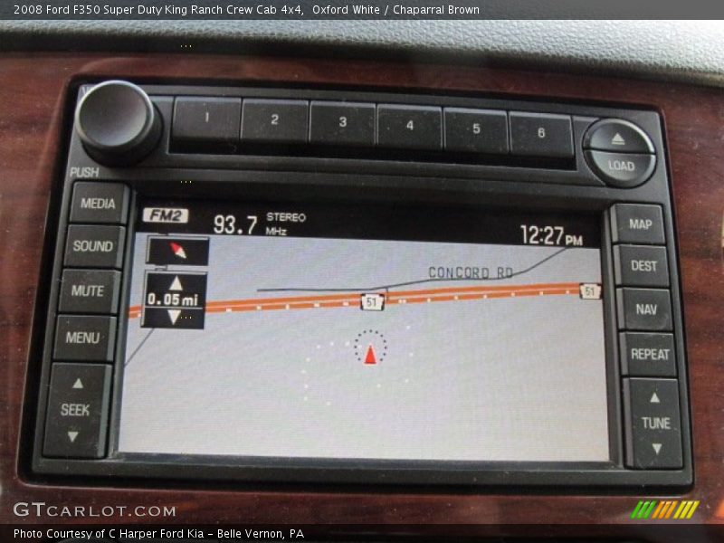 Oxford White / Chaparral Brown 2008 Ford F350 Super Duty King Ranch Crew Cab 4x4